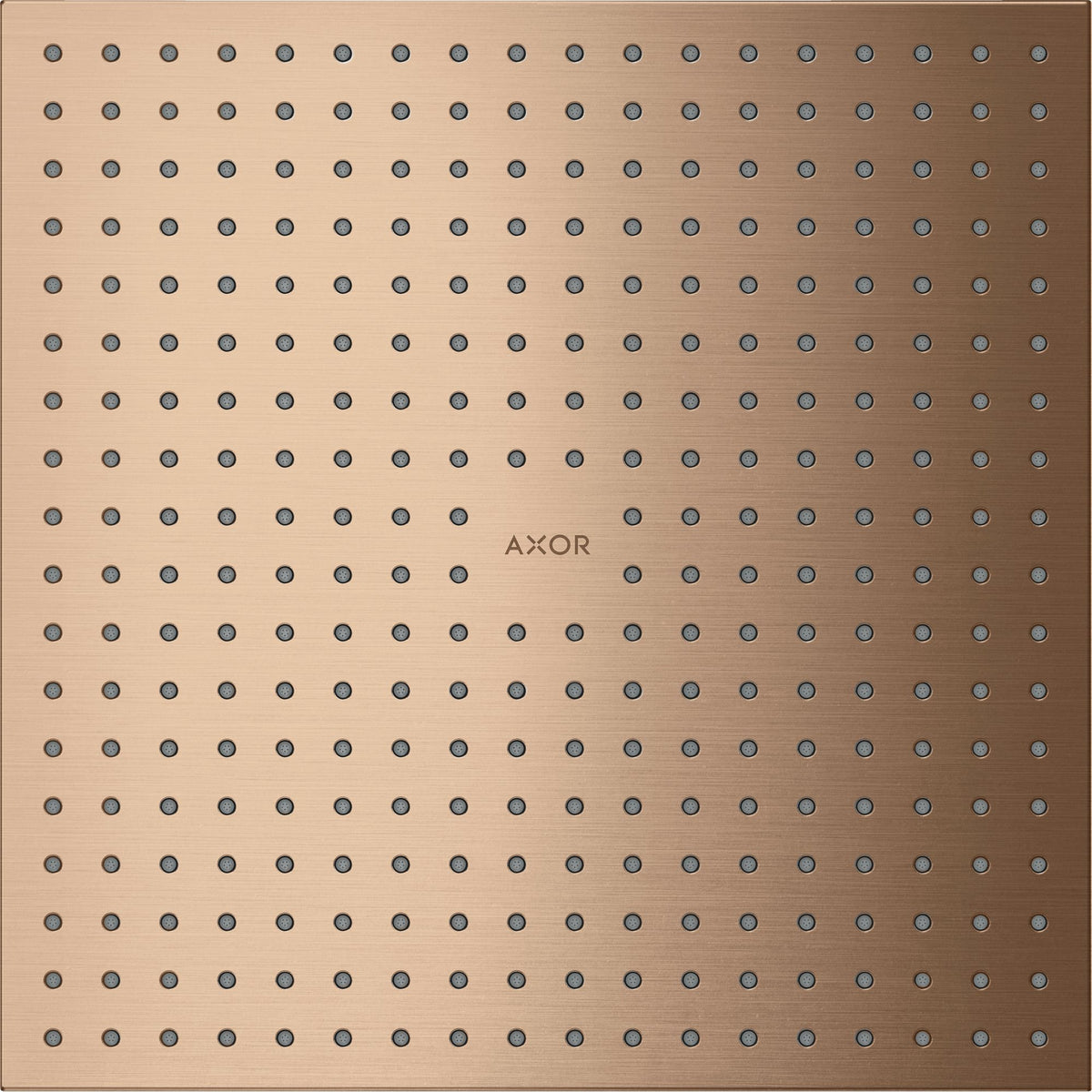 AXOR-ShowerSolutions-Overhead-shower-300-300-2jet-ceiling-integrated-Brushed-Red-Gold-35321310