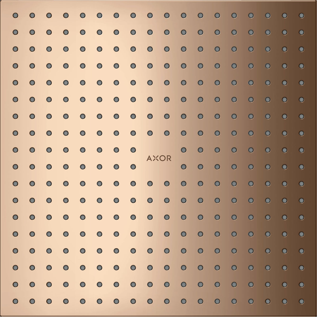 AXOR-ShowerSolutions-Overhead-shower-300-300-2jet-ceiling-integrated-Polished-Red-Gold-35321300