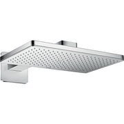 AXOR-ShowerSolutions-Overhead-shower-460-300-1jet-with-shower-arm-and-softsquare-escutcheon-Chrome-35274000