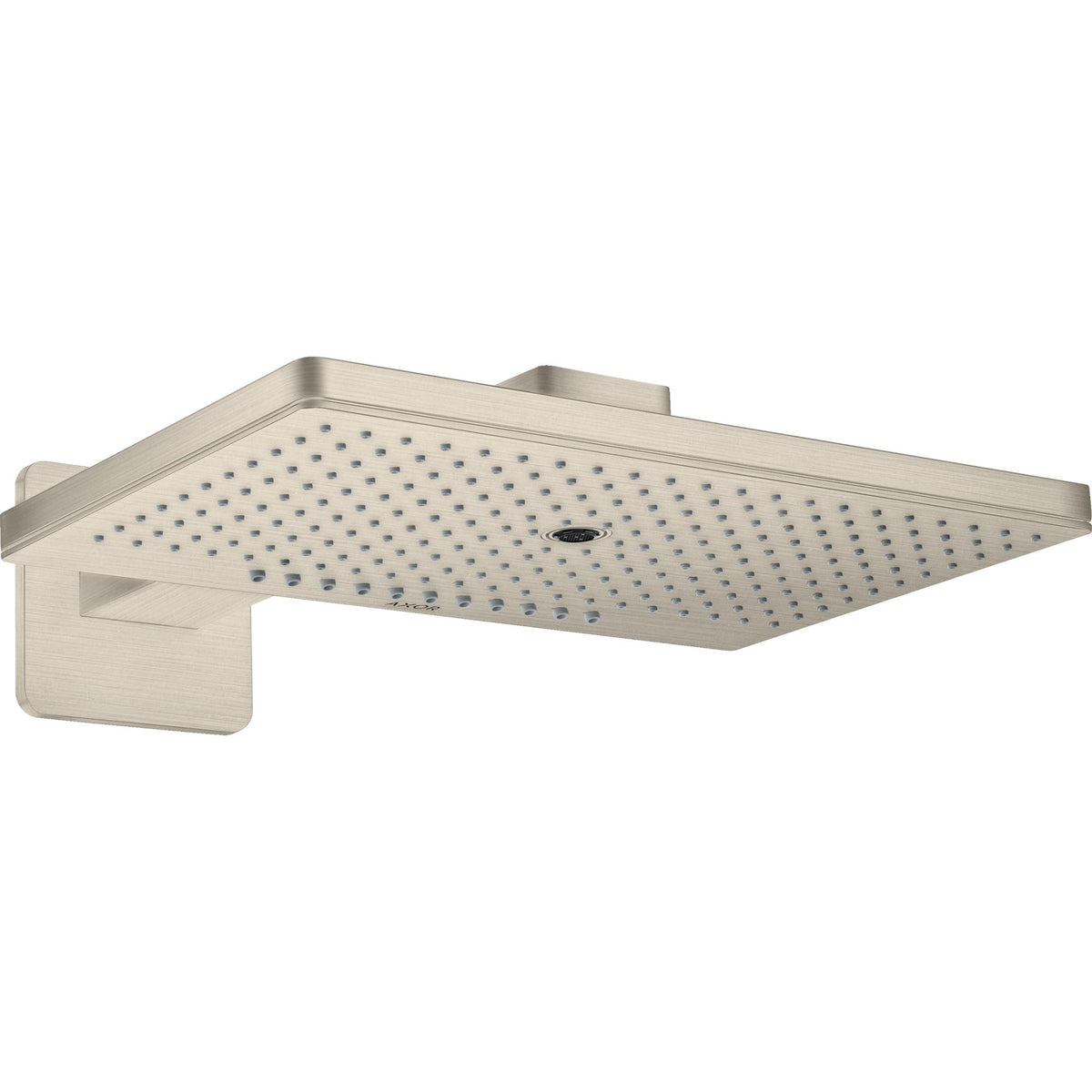 AXOR-ShowerSolutions-Overhead-shower-460-300-3jet-with-shower-arm-and-softsquare-escutcheon-Brushed-Nickel-35276820