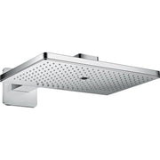 AXOR-ShowerSolutions-Overhead-shower-460-300-3jet-with-shower-arm-and-softsquare-escutcheon-Chrome-35276000