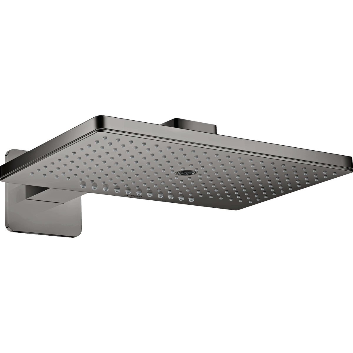 AXOR-ShowerSolutions-Overhead-shower-460-300-3jet-with-shower-arm-and-softsquare-escutcheon-Polished-Black-Chrome-35276330