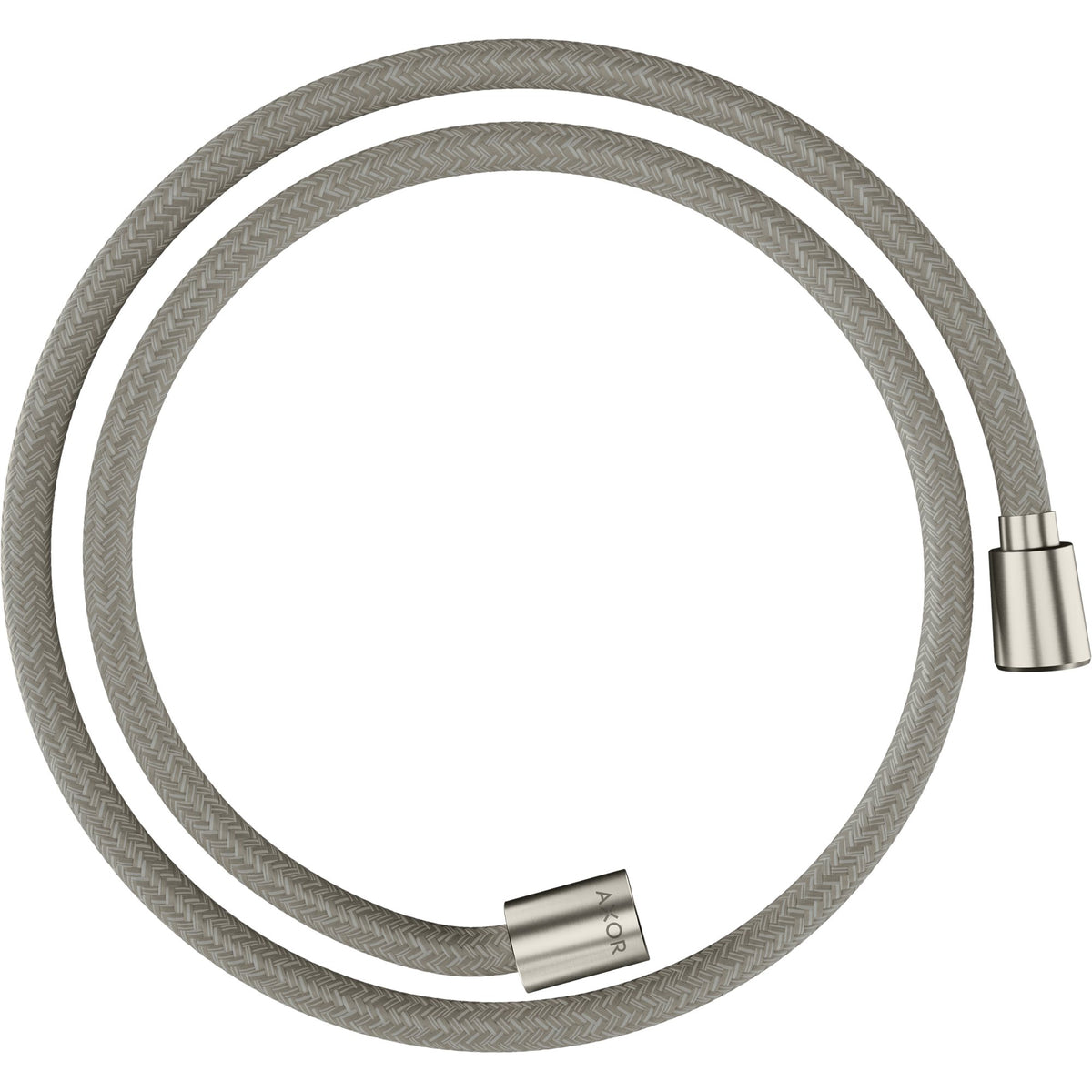 AXOR-ShowerSolutions-Textile-shower-hose-1-25-m-with-conical-and-cylindrical-nut-Stainless-Steel-Optic-28227800