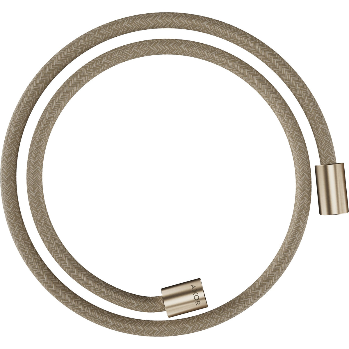 AXOR-ShowerSolutions-Textile-shower-hose-1-25-m-with-cylindrical-nuts-Brushed-Bronze-28228140