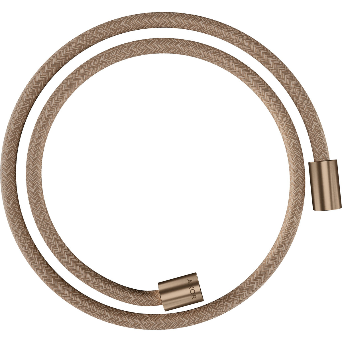 AXOR-ShowerSolutions-Textile-shower-hose-1-25-m-with-cylindrical-nuts-Brushed-Red-Gold-28228310