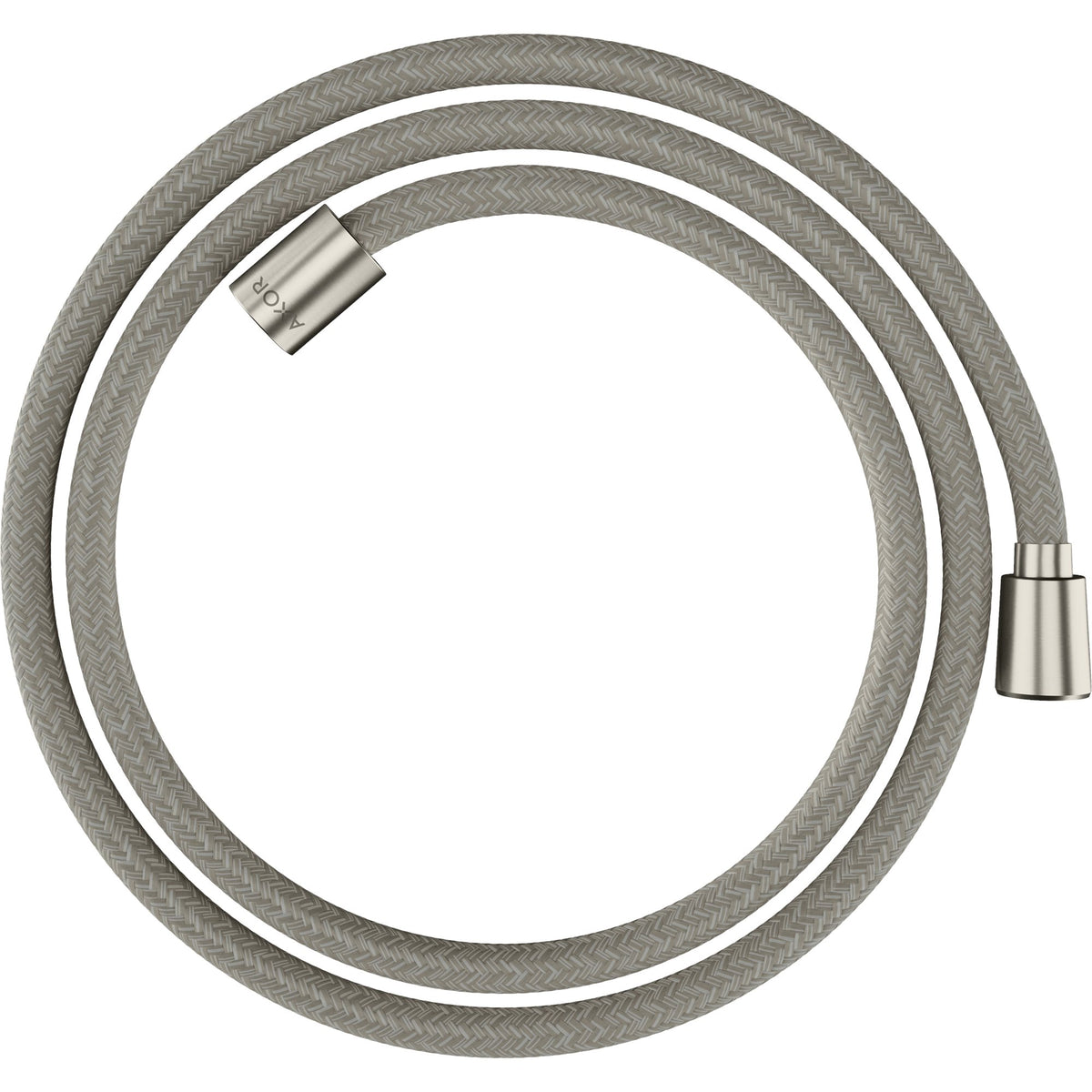 AXOR-ShowerSolutions-Textile-shower-hose-1-60-m-with-conical-and-cylindrical-nut-Stainless-Steel-Optic-28259800
