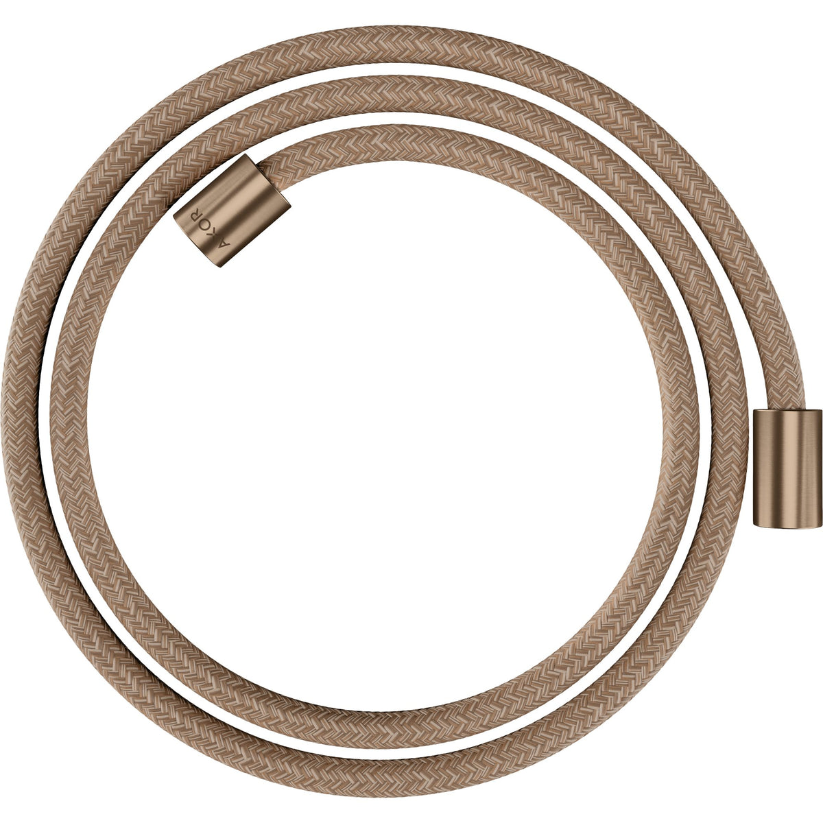 AXOR-ShowerSolutions-Textile-shower-hose-1-60-m-with-cylindrical-nuts-Brushed-Red-Gold-28261310