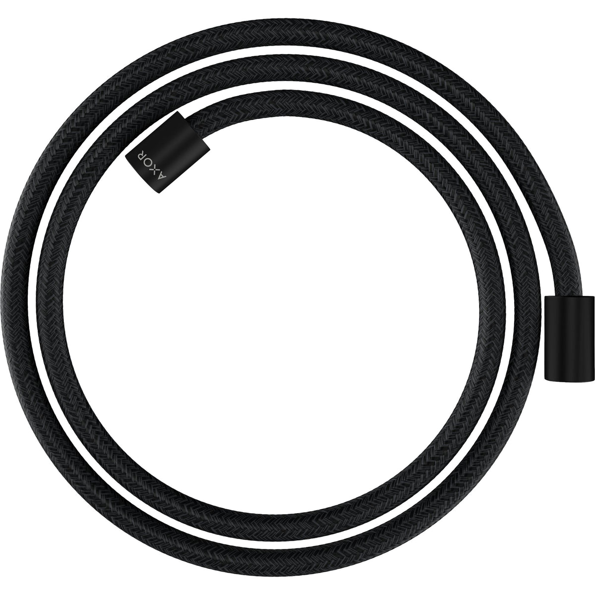 AXOR-ShowerSolutions-Textile-shower-hose-1-60-m-with-cylindrical-nuts-Matt-Black-28261670