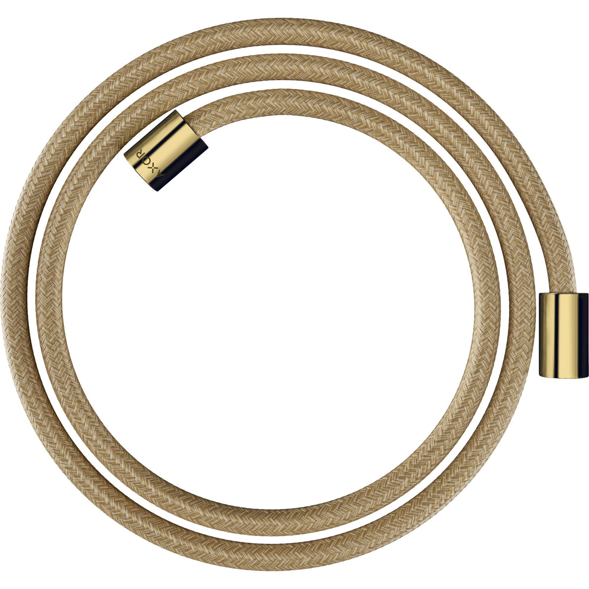 AXOR-ShowerSolutions-Textile-shower-hose-1-60-m-with-cylindrical-nuts-Polished-Gold-Optic-28261990
