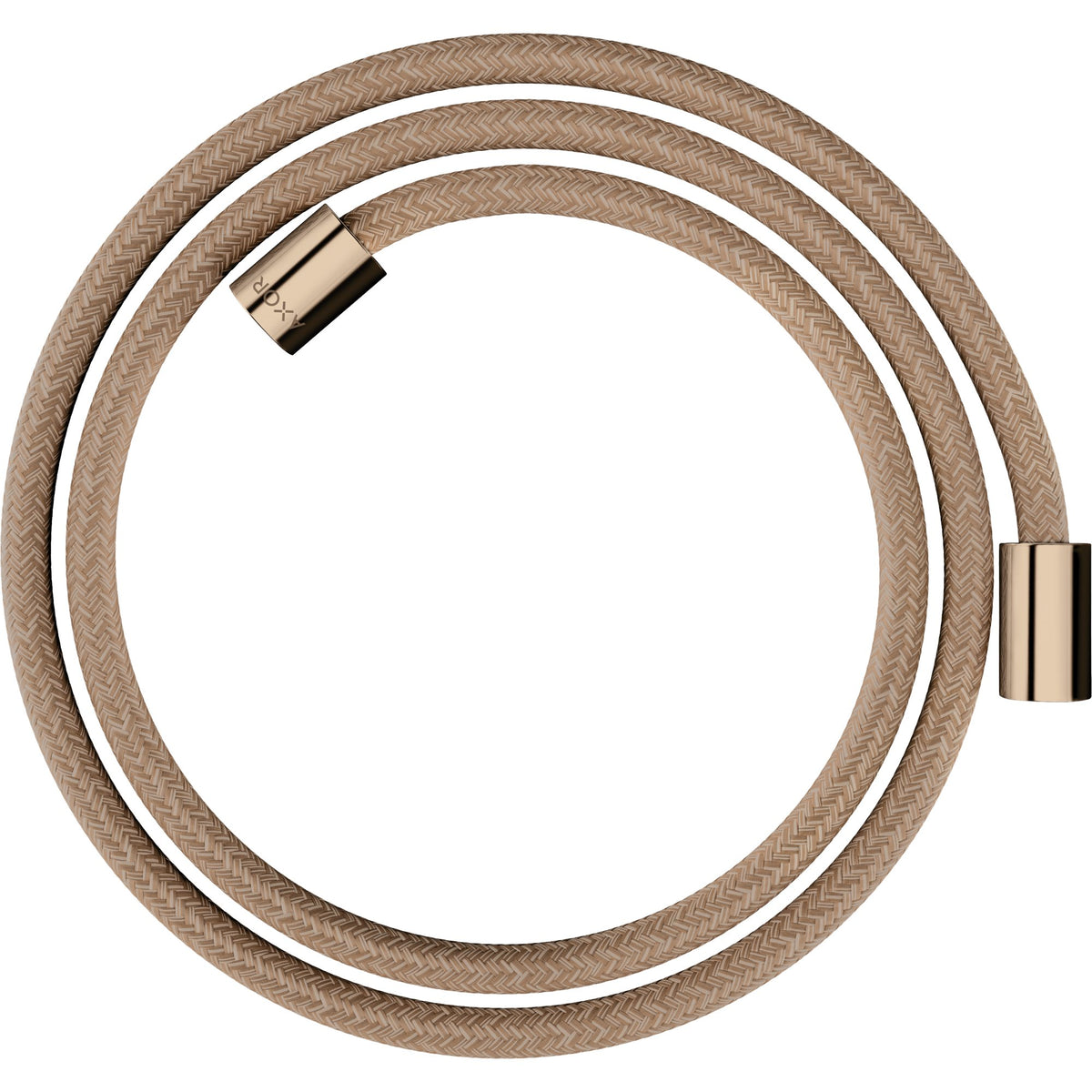 AXOR-ShowerSolutions-Textile-shower-hose-1-60-m-with-cylindrical-nuts-Polished-Red-Gold-28261300