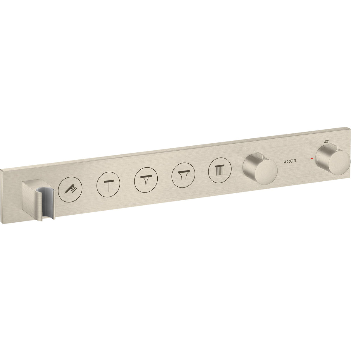 AXOR-ShowerSolutions-Thermostatic-module-Select-670-90-for-concealed-installation-for-5-functions-Brushed-Nickel-18358820