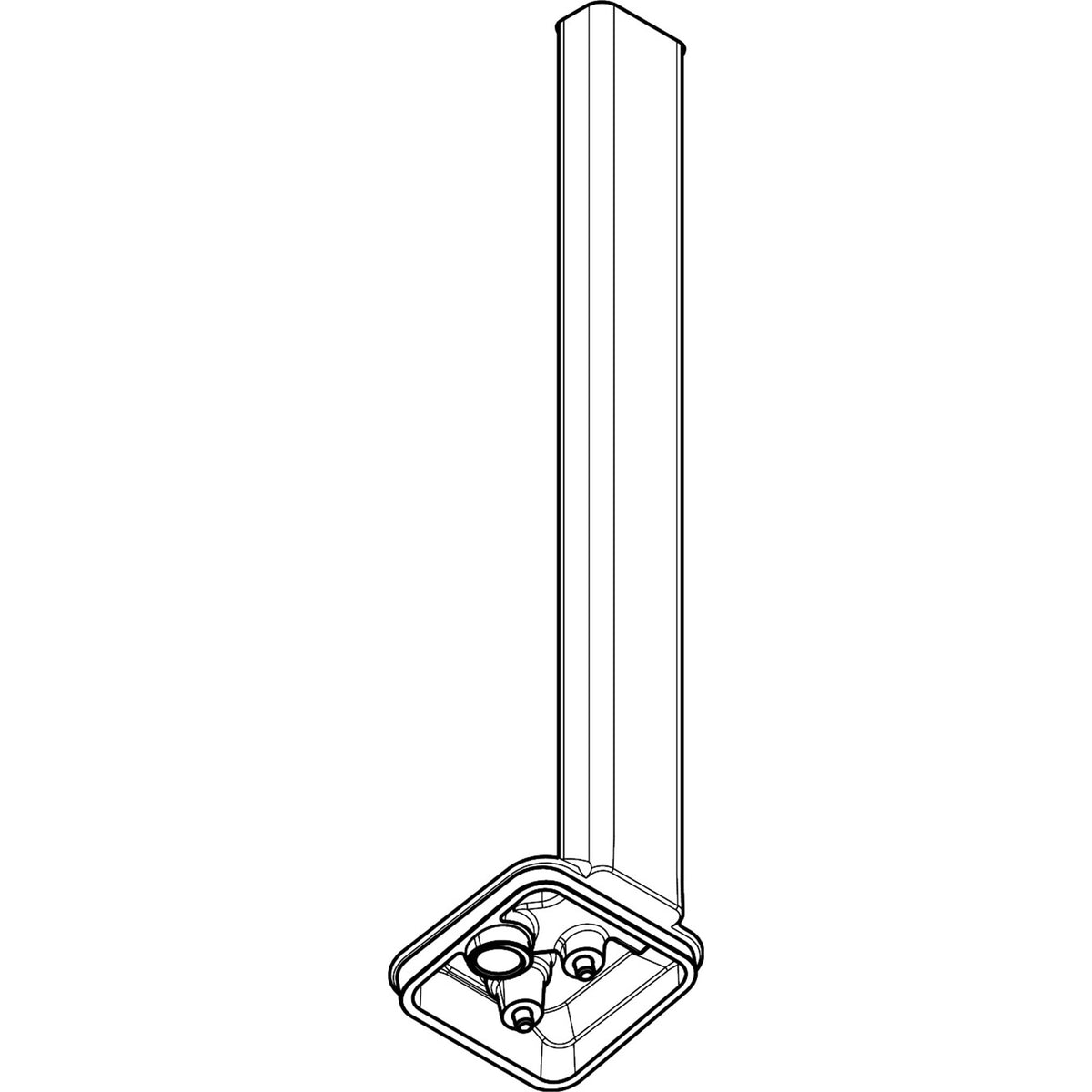 AXOR-ShowerSphere-Ceiling-connector-300-mm-for-overhead-shower-1jet-39767-technical-04