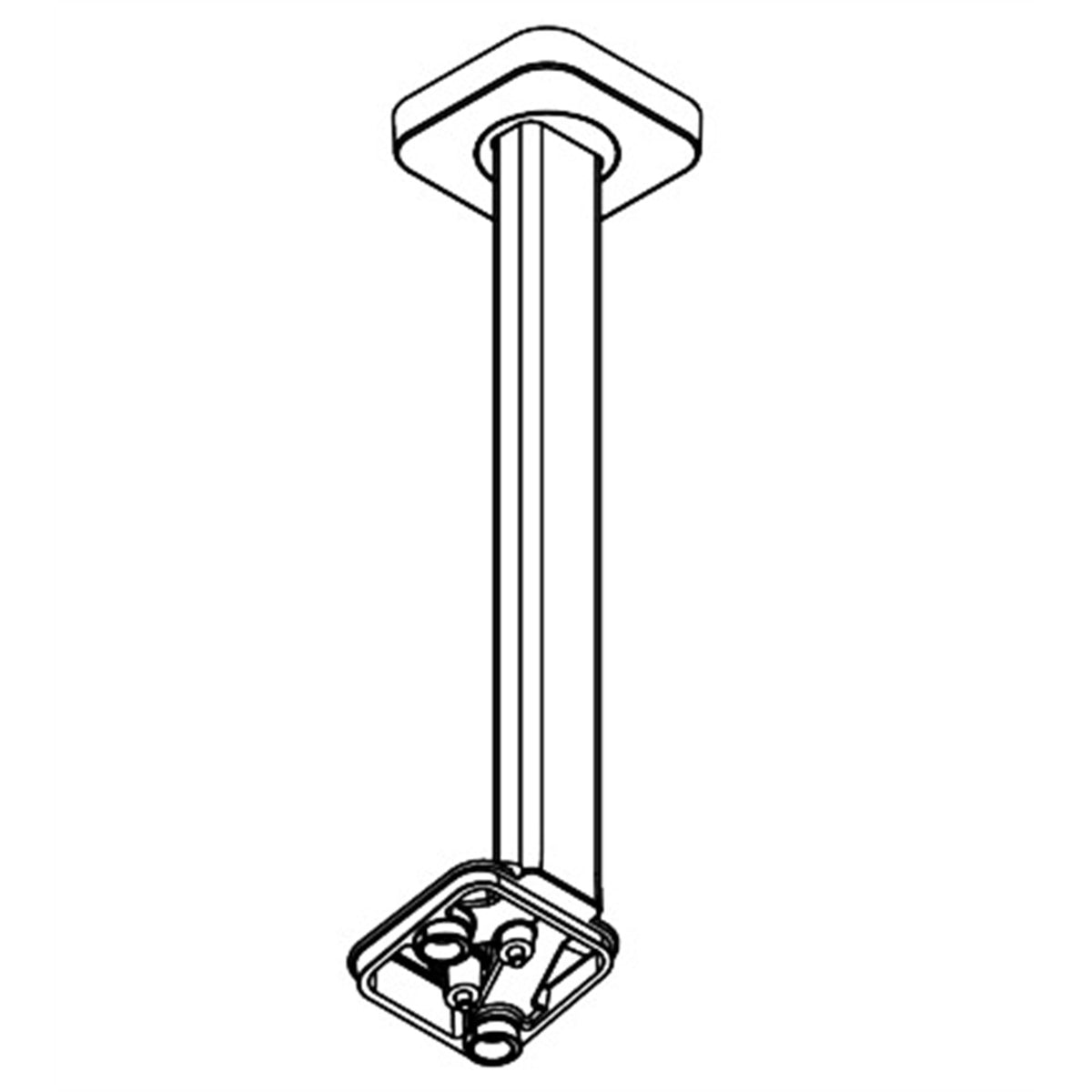 AXOR-ShowerSphere-Ceiling-connector-300-mm-for-overhead-shower-2jet-39768-technical-03