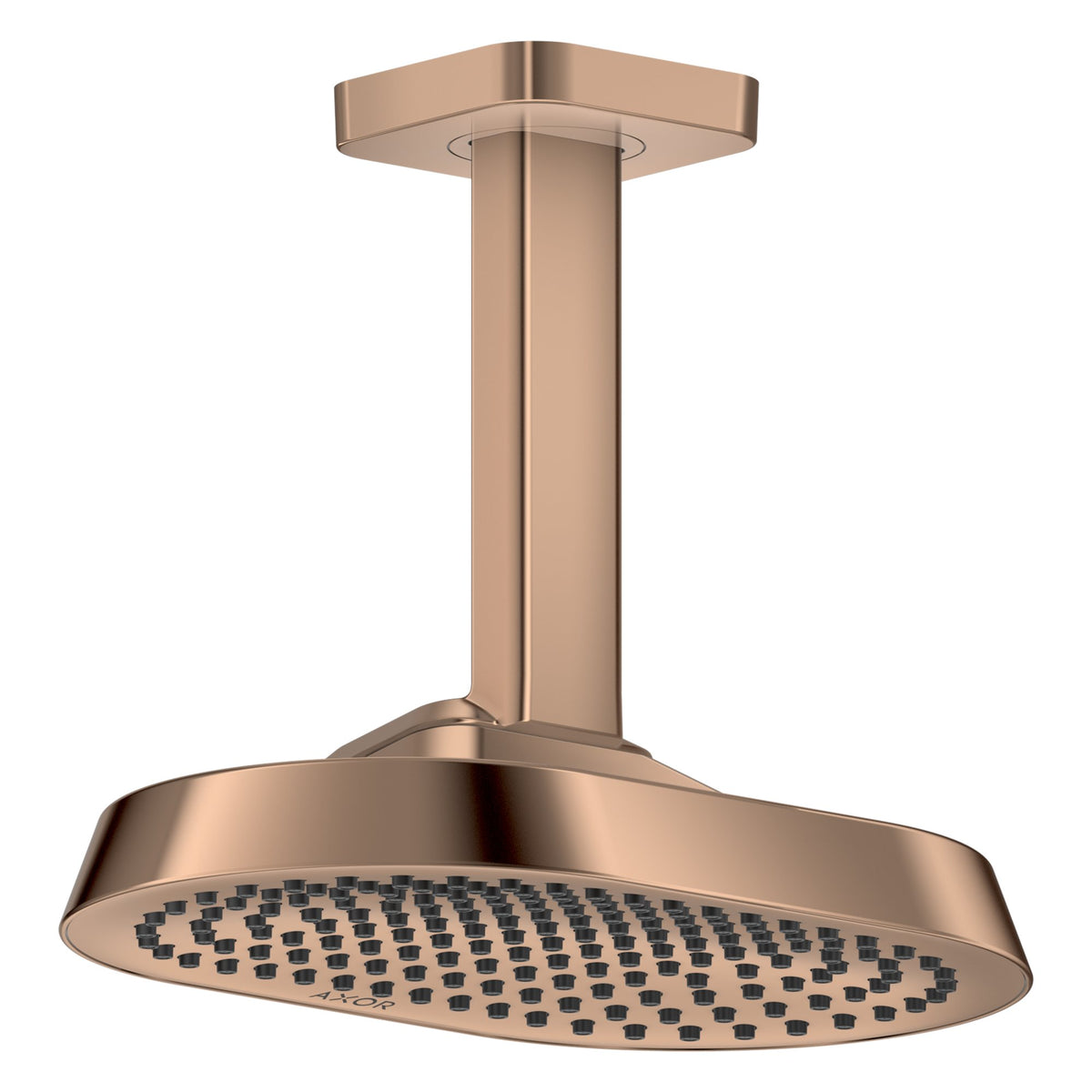 AXOR-ShowerSphere-Overhead-shower-250-160-1jet-EcoSmart-with-ceiling-connector-Polished-Red-Gold-39764300