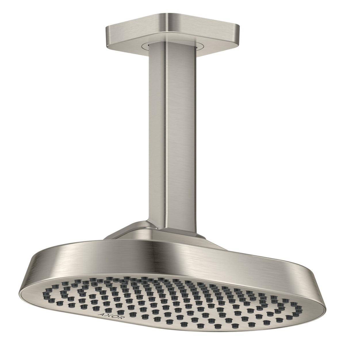 AXOR-ShowerSphere-Overhead-shower-250-160-1jet-EcoSmart-with-ceiling-connector-Stainless-Steel-Optic-39771800