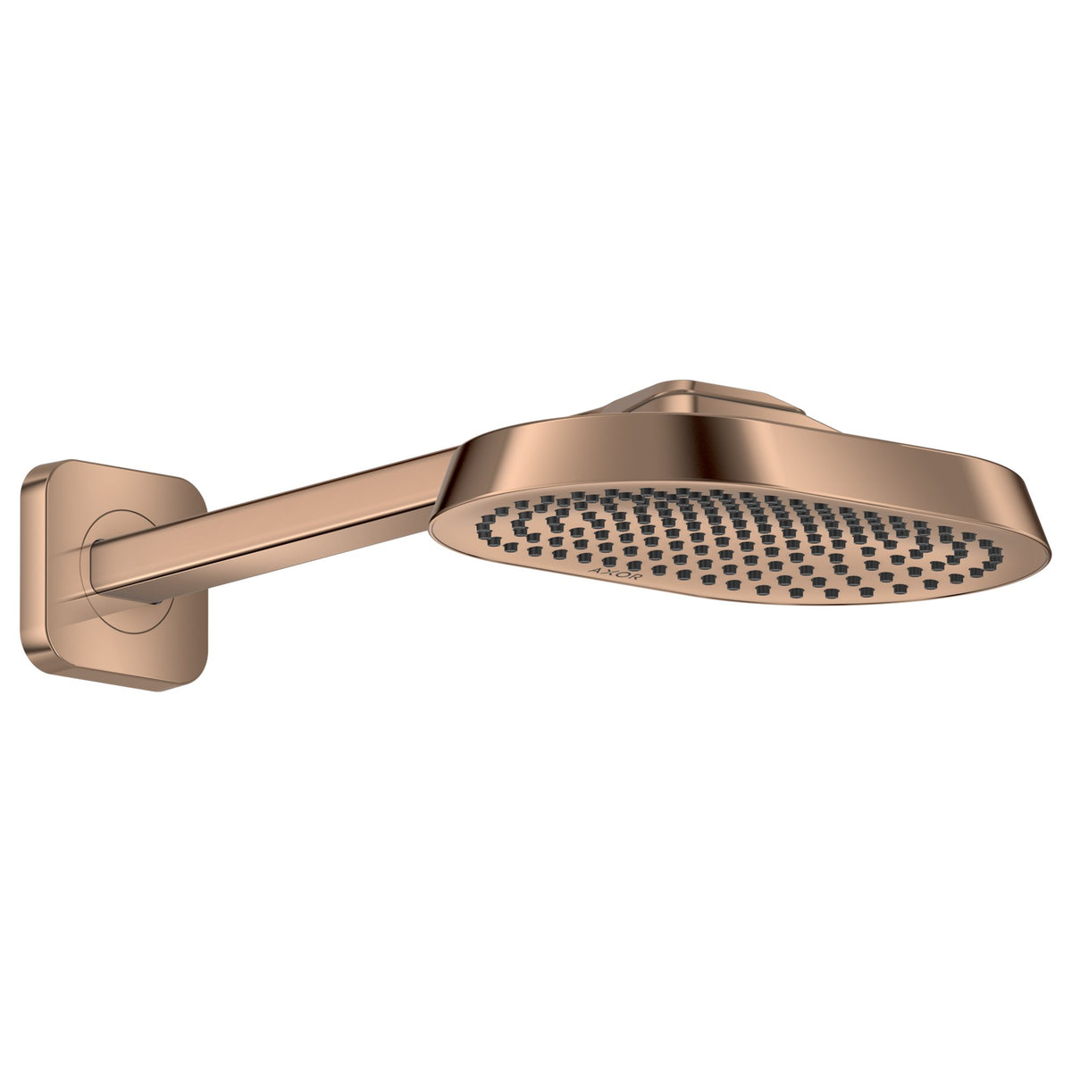 AXOR-ShowerSphere-Overhead-shower-250-160-1jet-EcoSmart-with-shower-arm-Polished-Red-Gold-39755300
