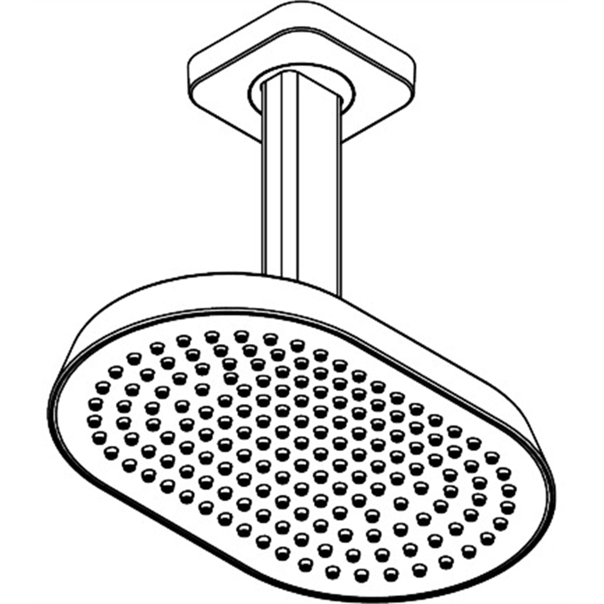 AXOR-ShowerSphere-Overhead-shower-250-160-1jet-with-ceiling-connector-39763-technical-03