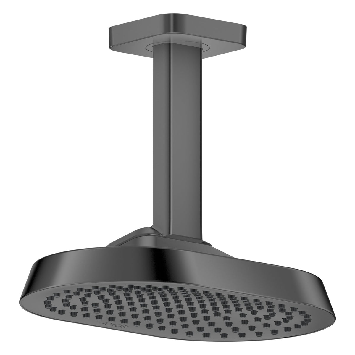 AXOR-ShowerSphere-Overhead-shower-250-160-1jet-with-ceiling-connector-Polished-Black-Chrome-39763330