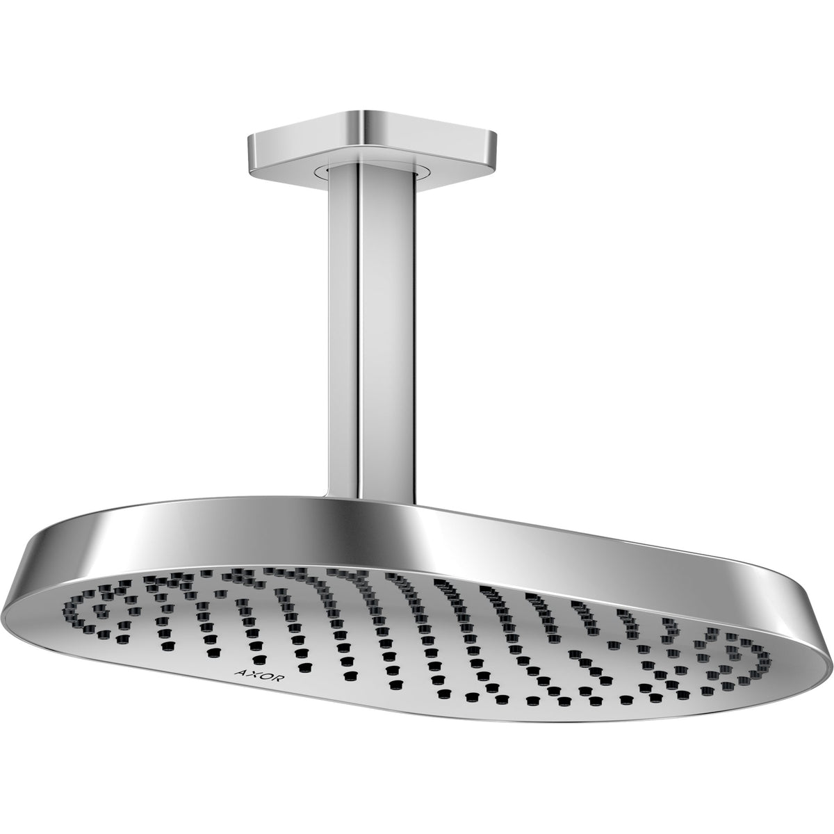 AXOR-ShowerSphere-Overhead-shower-370-220-1jet-EcoSmart-with-ceiling-connector-Chrome-39761000