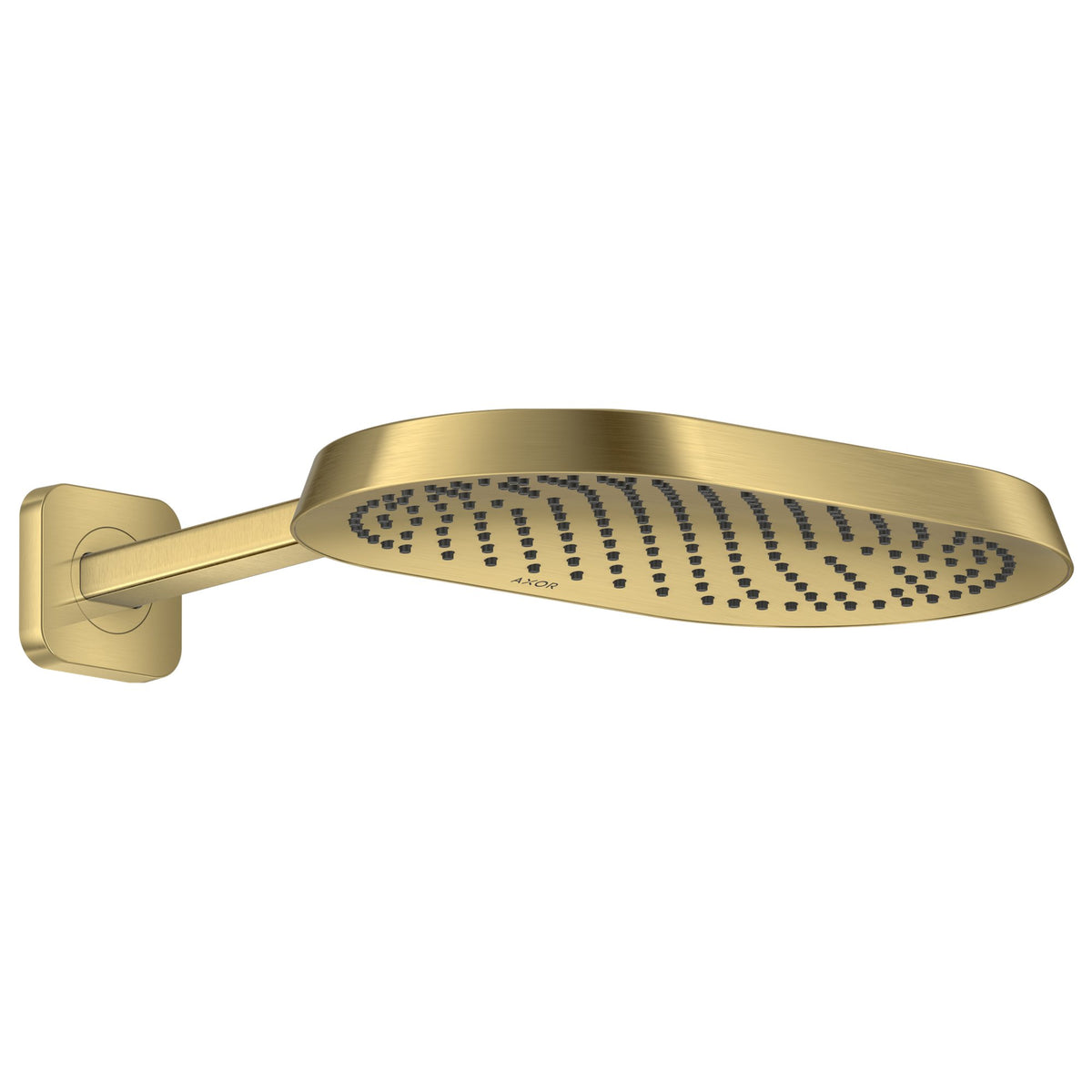 AXOR-ShowerSphere-Overhead-shower-370-220-1jet-EcoSmart-with-shower-arm-Brushed-Brass-39749950