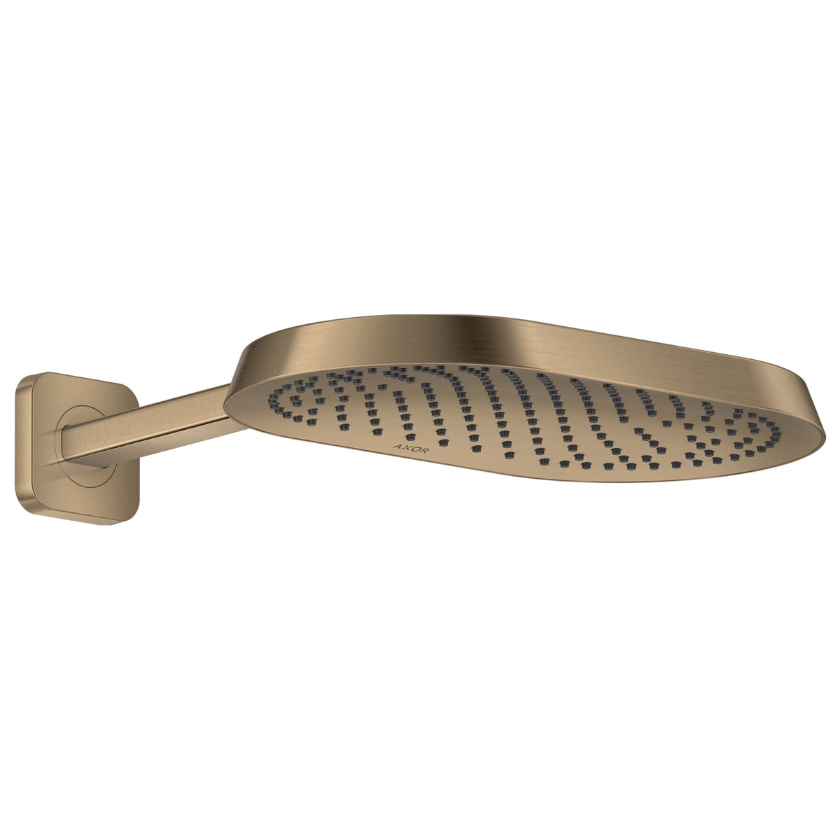 AXOR-ShowerSphere-Overhead-shower-370-220-1jet-EcoSmart-with-shower-arm-Brushed-Bronze-39749140