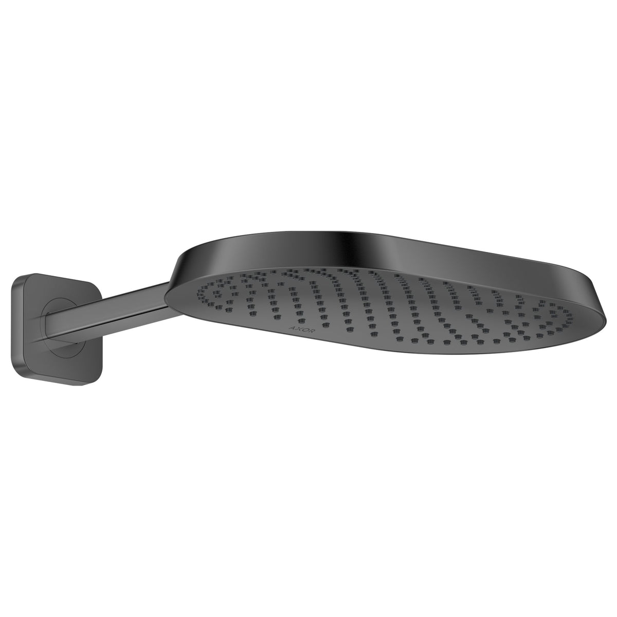 AXOR-ShowerSphere-Overhead-shower-370-220-1jet-EcoSmart-with-shower-arm-Polished-Black-Chrome-39749330