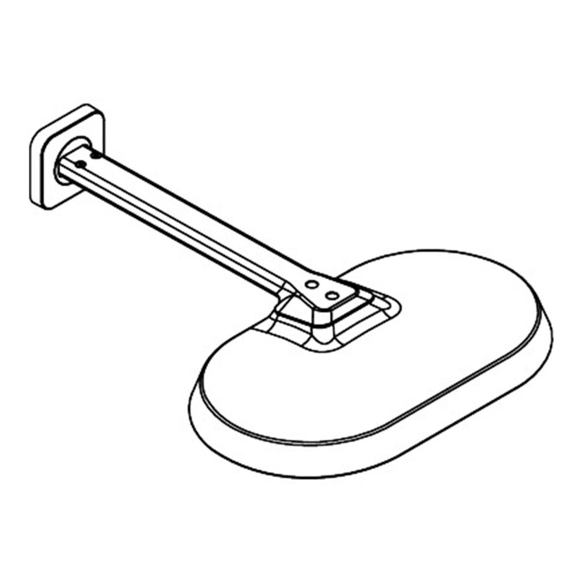 AXOR-ShowerSphere-Overhead-shower-370-220-1jet-with-shower-arm-39748-technical-03