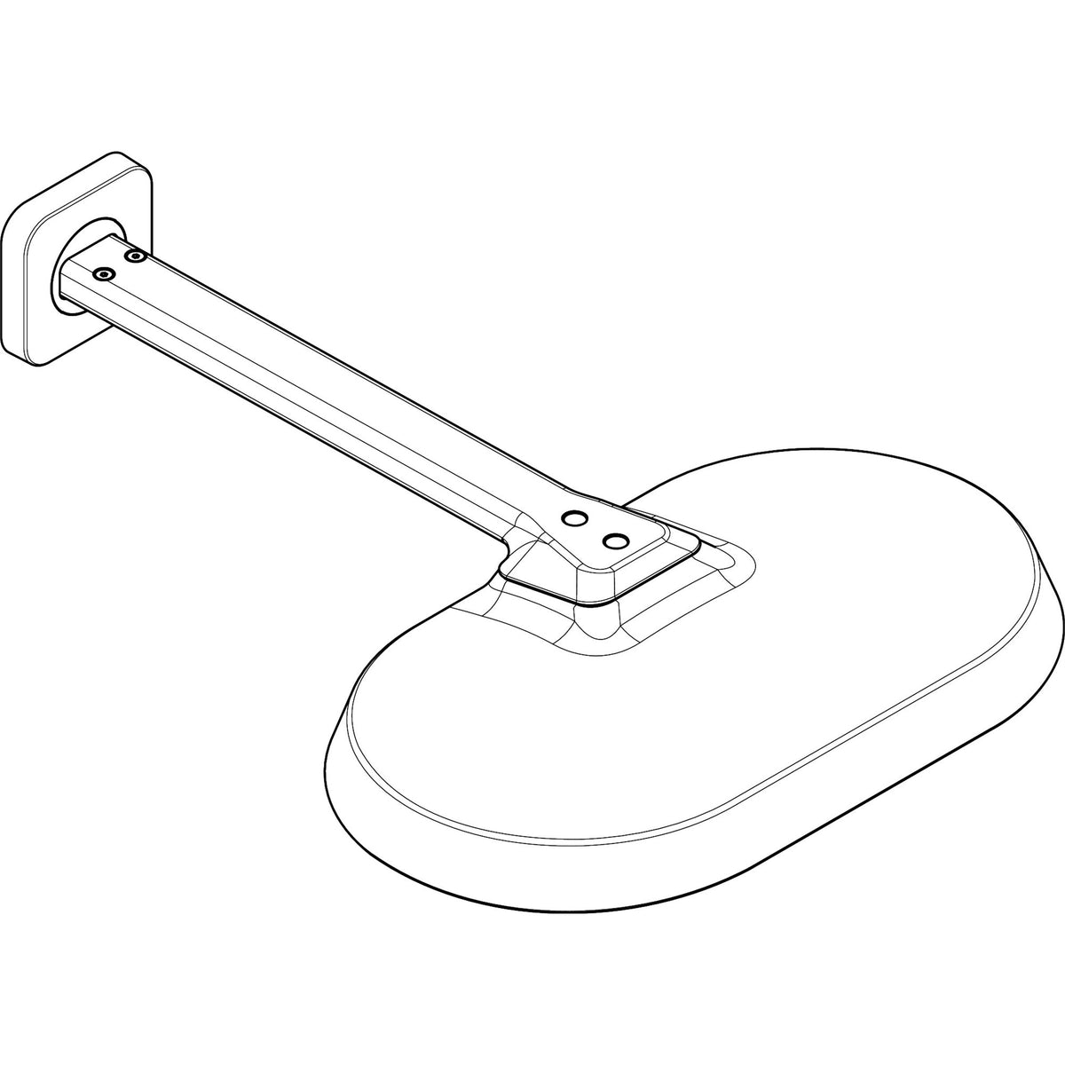 AXOR-ShowerSphere-Overhead-shower-370-220-1jet-with-shower-arm-39748-technical-05