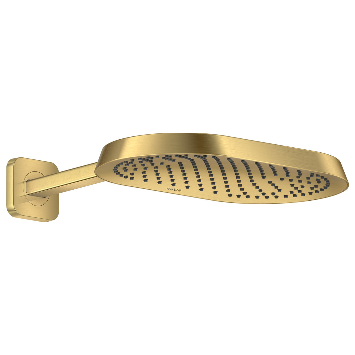 AXOR-ShowerSphere-Overhead-shower-370-220-1jet-with-shower-arm-Brushed-Gold-Optic-39748250