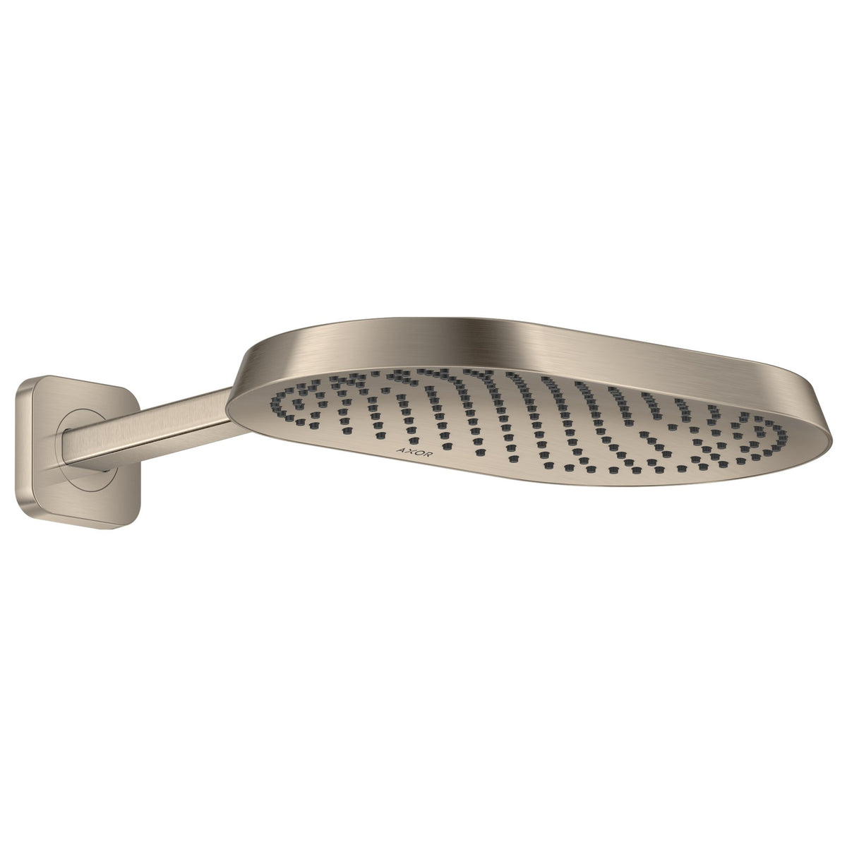 AXOR-ShowerSphere-Overhead-shower-370-220-1jet-with-shower-arm-Brushed-Nickel-39748820