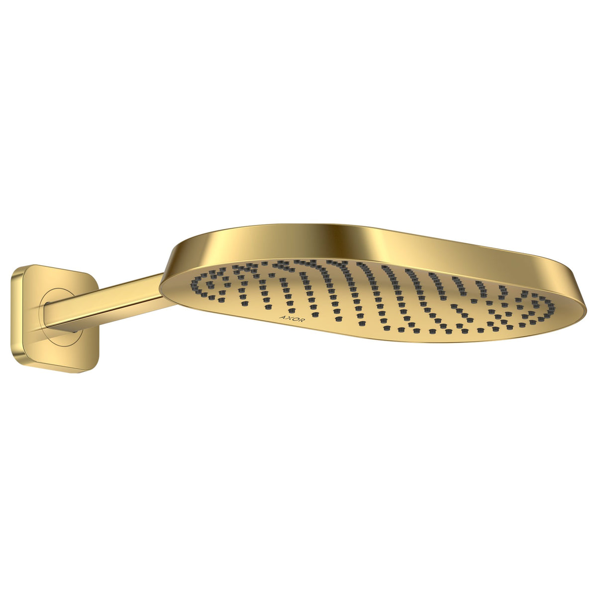 AXOR-ShowerSphere-Overhead-shower-370-220-1jet-with-shower-arm-Polished-Gold-Optic-39748990