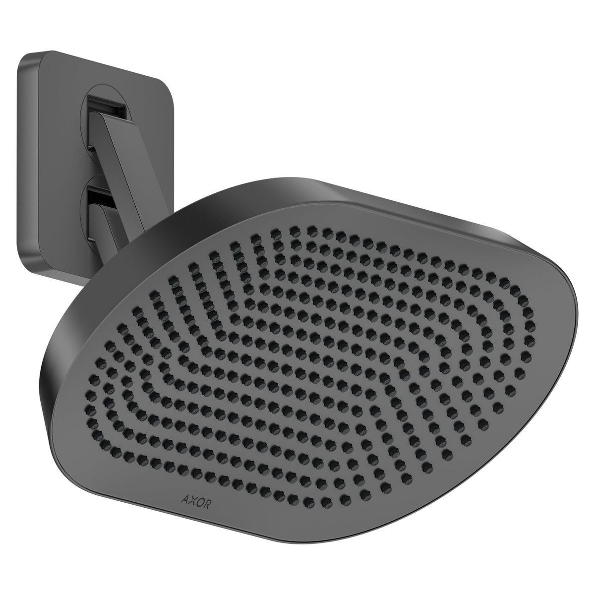 AXOR-ShowerSphere-Overhead-shower-370-220-2jet-EcoSmart-with-adjustable-shower-arm-Polished-Black-Chrome-39746330