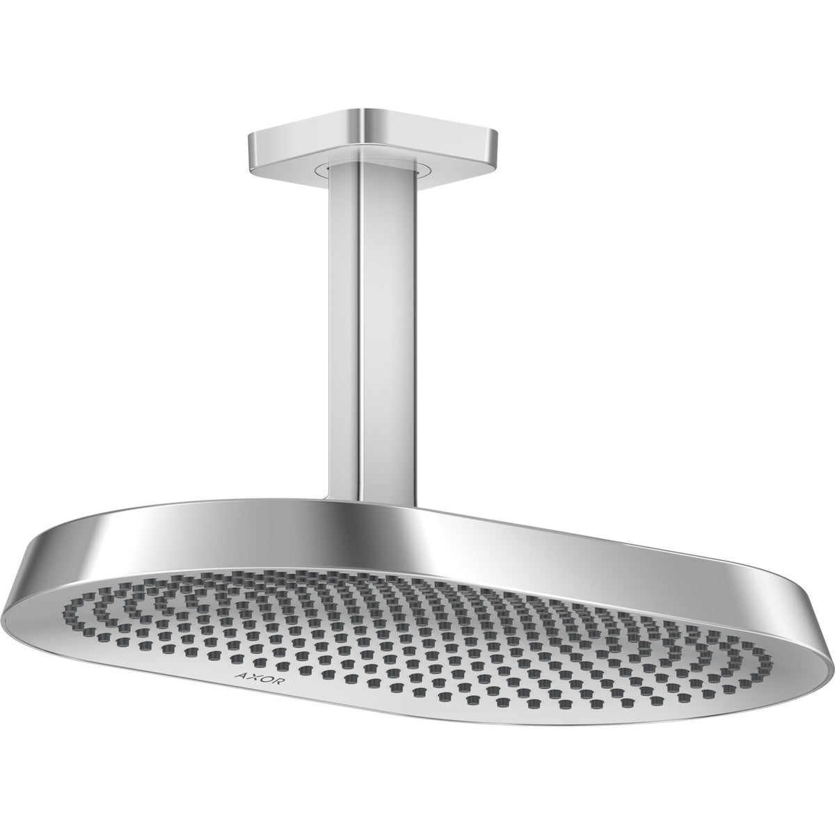 AXOR-ShowerSphere-Overhead-shower-370-220-2jet-EcoSmart-with-ceiling-connector-Chrome-39758000
