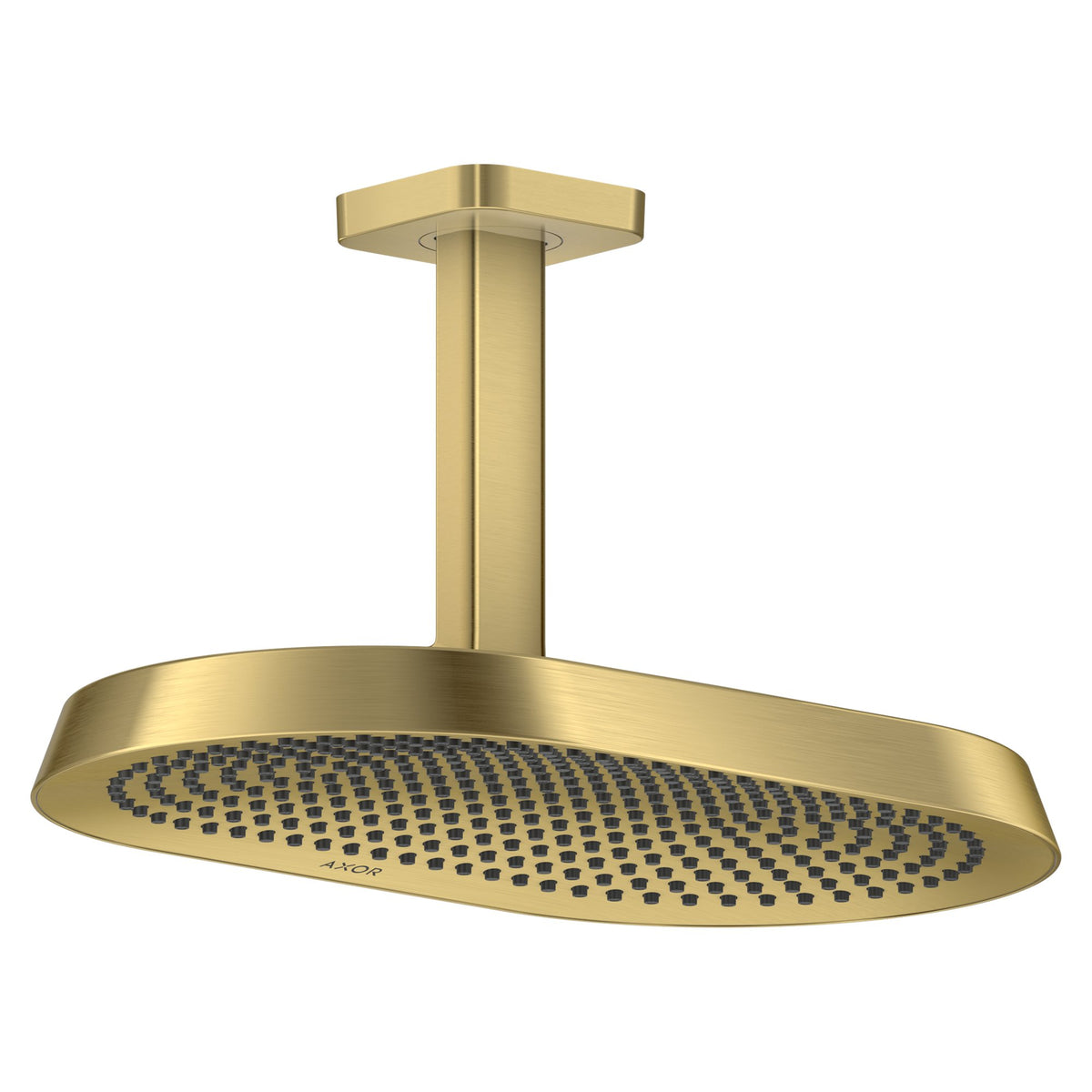 AXOR-ShowerSphere-Overhead-shower-370-220-2jet-with-ceiling-connector-Brushed-Brass-39757950