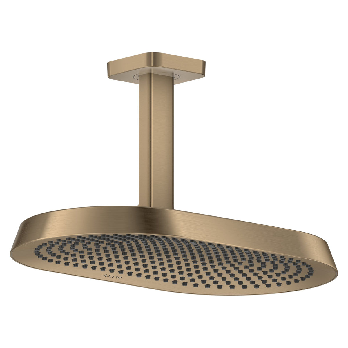 AXOR-ShowerSphere-Overhead-shower-370-220-2jet-with-ceiling-connector-Brushed-Bronze-39757140