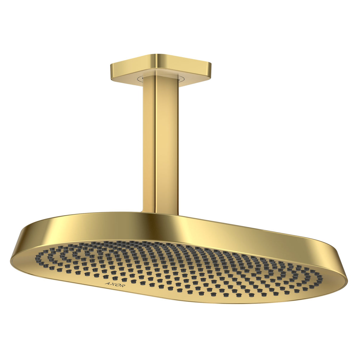 AXOR-ShowerSphere-Overhead-shower-370-220-2jet-with-ceiling-connector-Polished-Gold-Optic-39757990