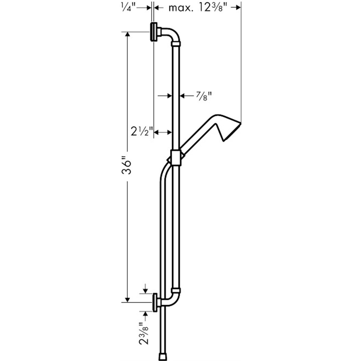 AXOR-Showers-Front-Shower-set-0-90-m-with-hand-shower-85-1jet-EcoSmart-26023-technical-02