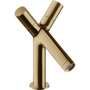 AXOR-Starck-2-handle-basin-mixer-80-with-pop-up-waste-set-Polished-Bronze-10030130