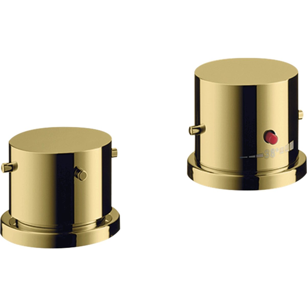 AXOR-Starck-2-hole-rim-mounted-thermostatic-bath-mixer-with-zero-handles-Polished-Brass-10480930