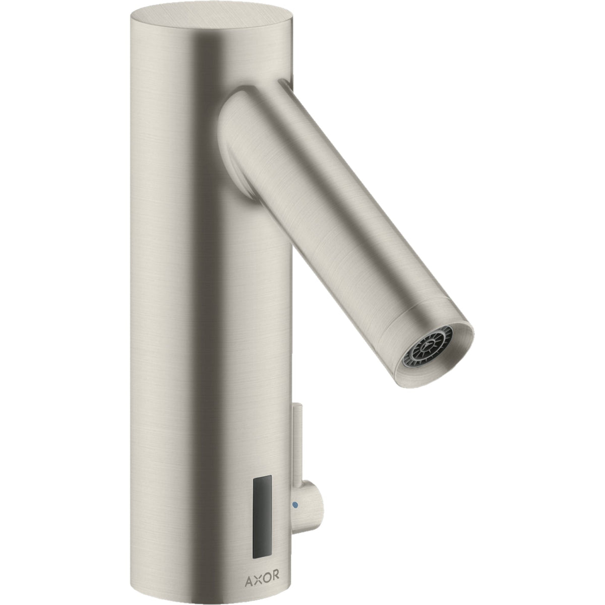 AXOR-Starck-Electronic-basin-mixer-with-temperature-control-with-mains-connection-230-V-Stainless-Steel-Optic-10140800