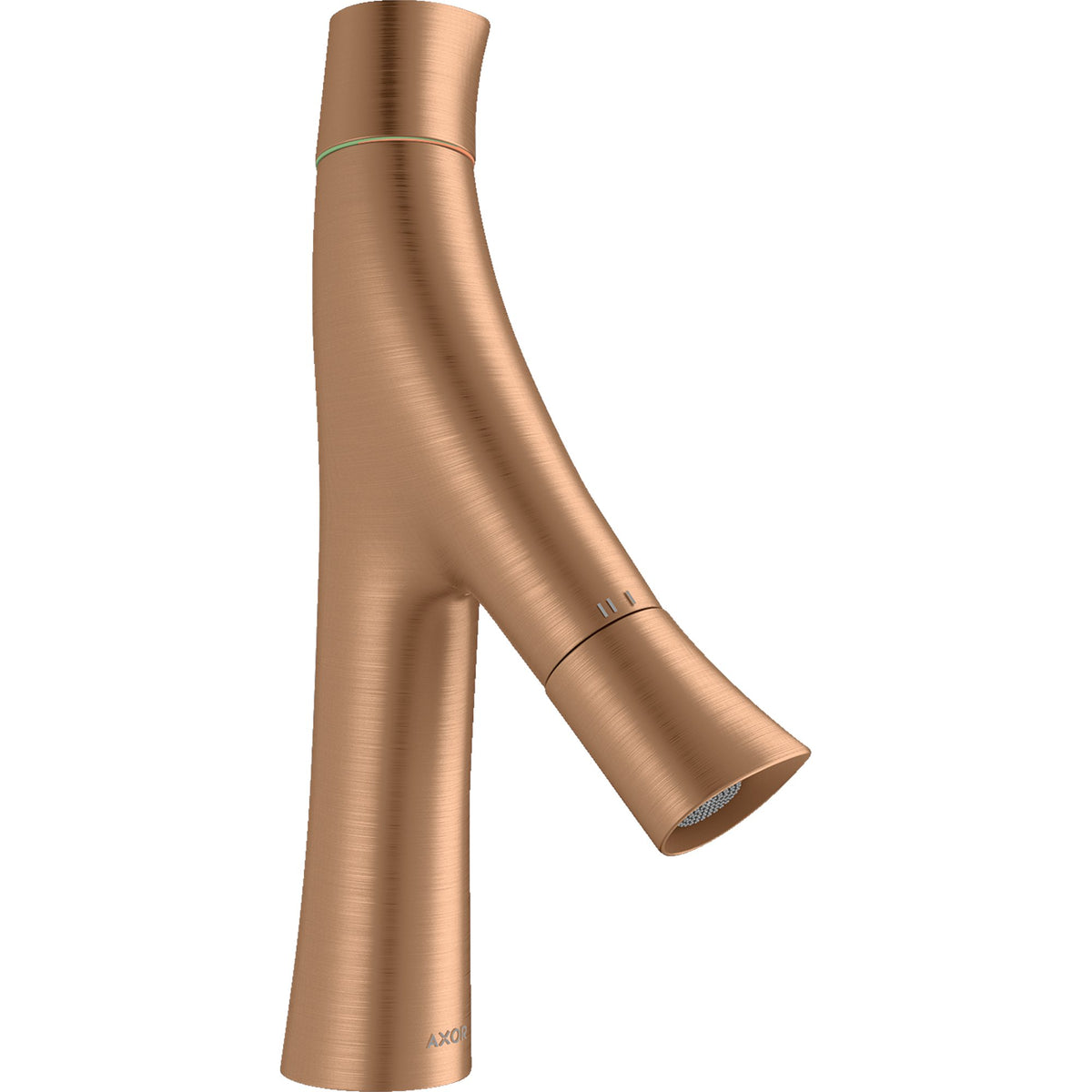 AXOR-Starck-Organic-2-handle-basin-mixer-80-with-waste-set-Brushed-Bronze-12011140