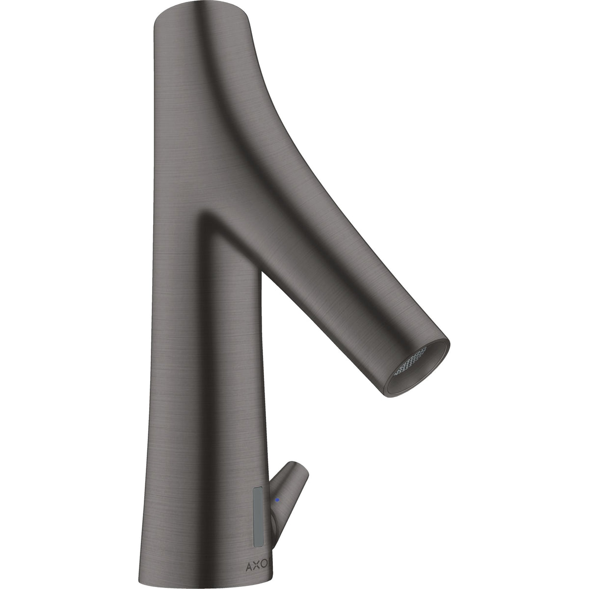 AXOR-Starck-Organic-Electronic-basin-mixer-with-temperature-control-battery-operated-Brushed-Black-Chrome-12171340