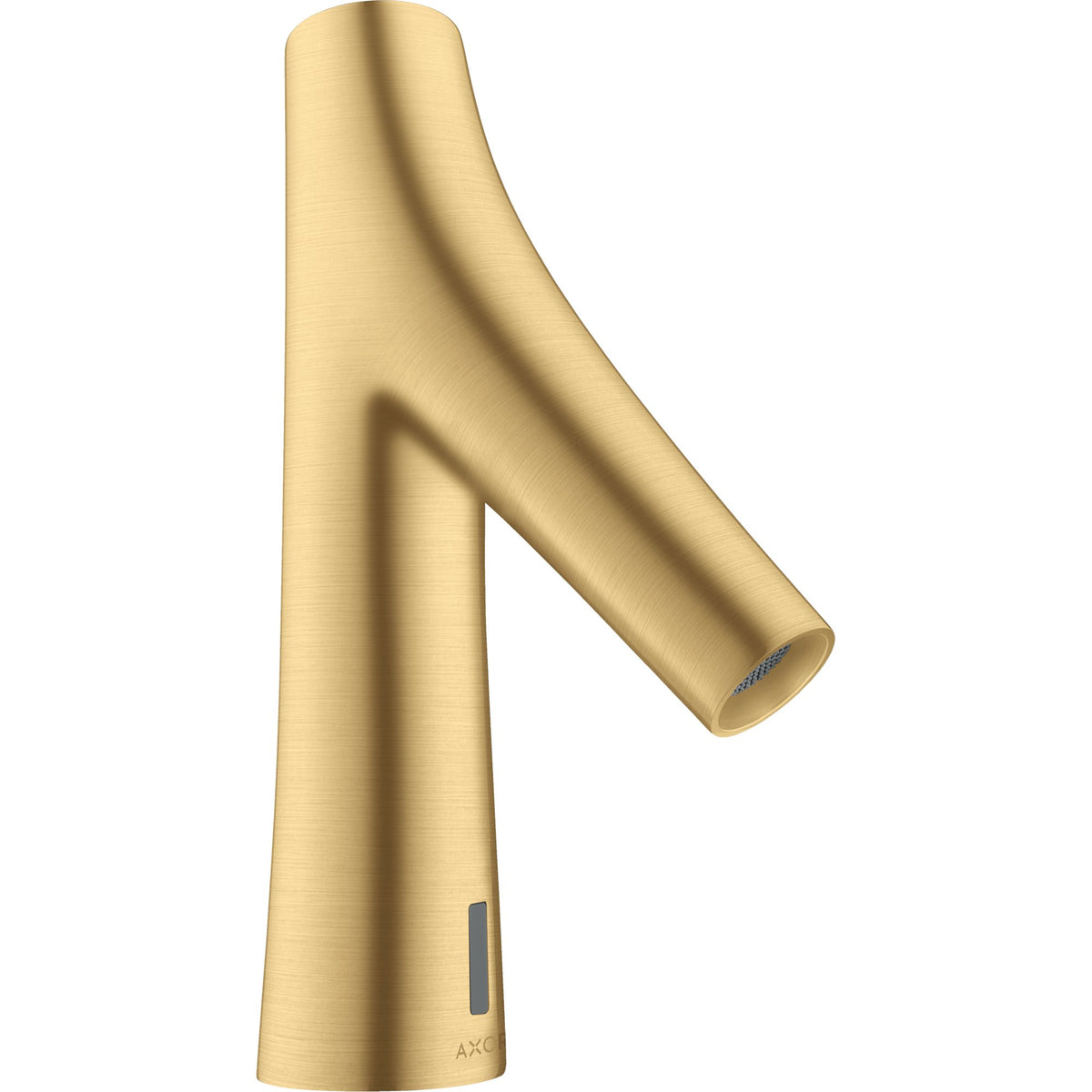 AXOR-Starck-Organic-Electronic-basin-mixer-with-temperature-pre-adjustment-with-mains-connection-230-V-Brushed-Gold-Optic-12174250