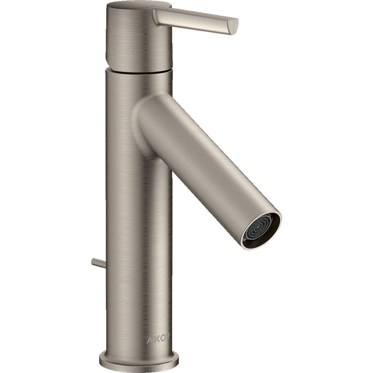 AXOR-Starck-Single-lever-basin-mixer-100-CoolStart-with-lever-handle-and-pop-up-waste-set-Stainless-Steel-Optic-10007800