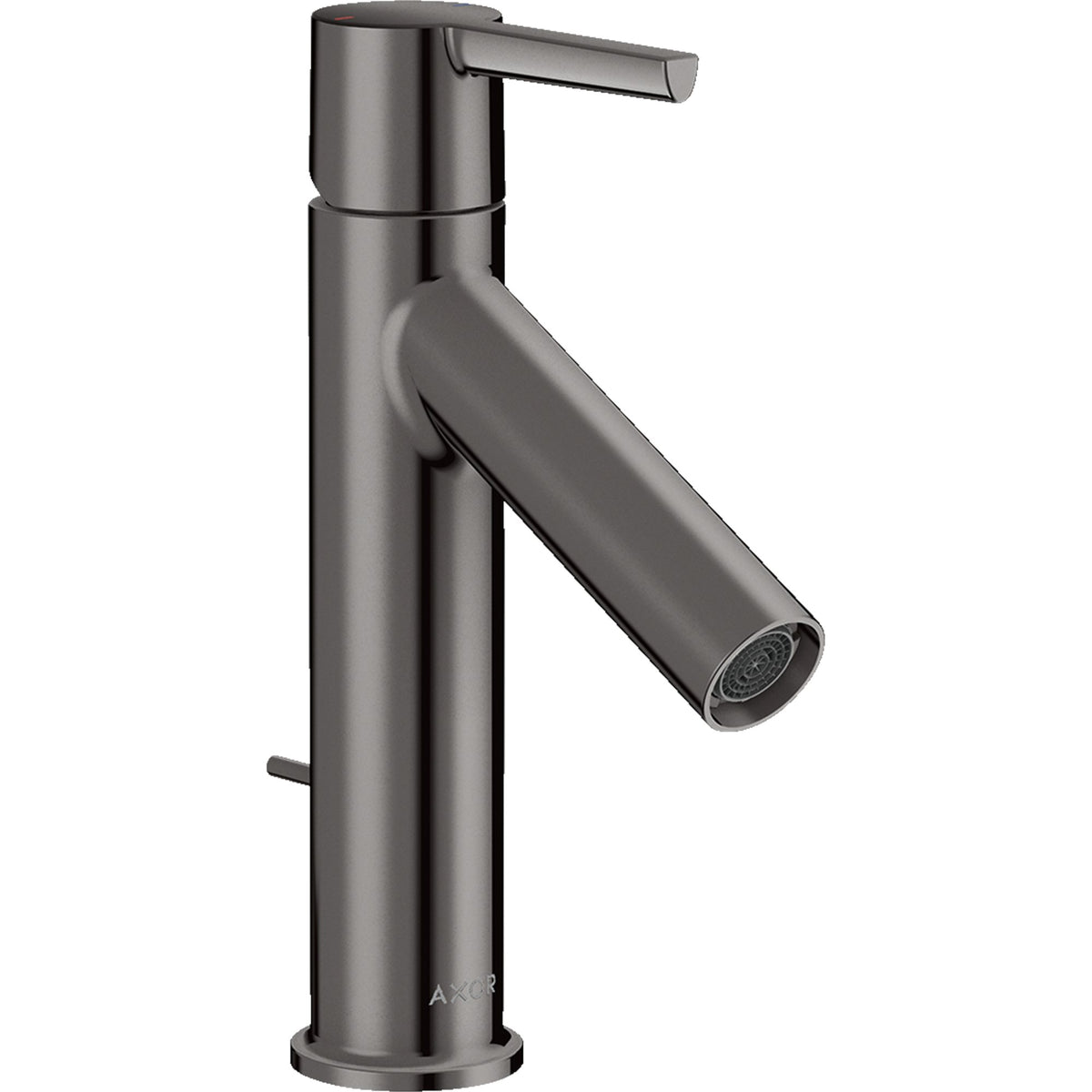 AXOR-Starck-Single-lever-basin-mixer-100-with-lever-handle-and-pop-up-waste-set-Polished-Black-Chrome-10001330