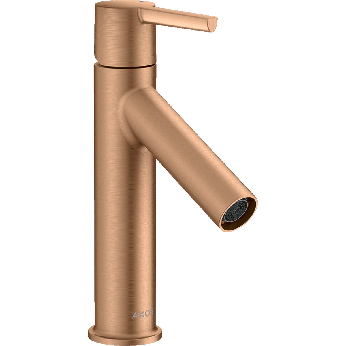 AXOR-Starck-Single-lever-basin-mixer-100-with-lever-handle-and-waste-set-Brushed-Bronze-10003140