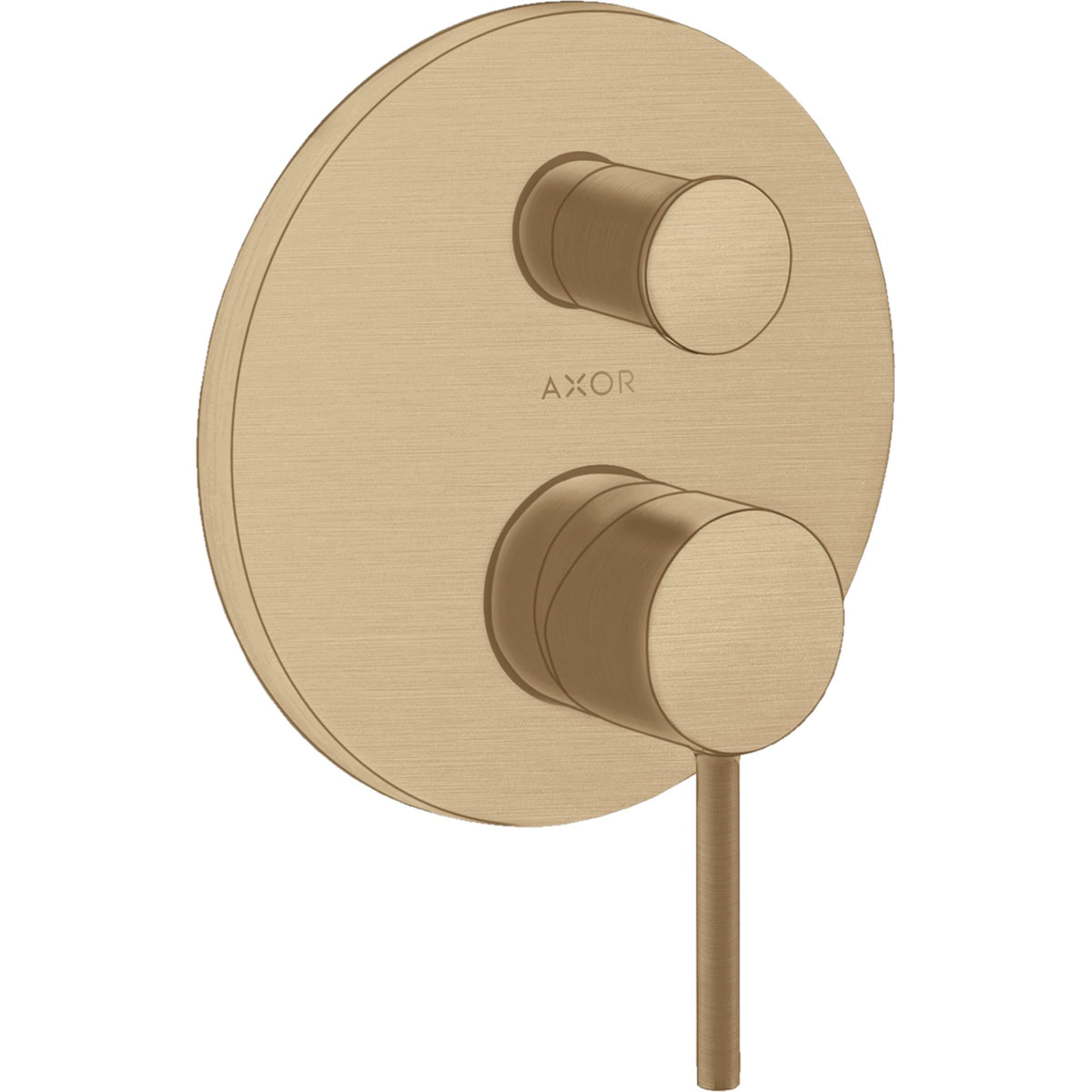 AXOR-Starck-Single-lever-bath-mixer-for-concealed-installation-with-pin-handle-and-integrated-security-combination-according-to-EN1717-Brushed-Bronze-10418140