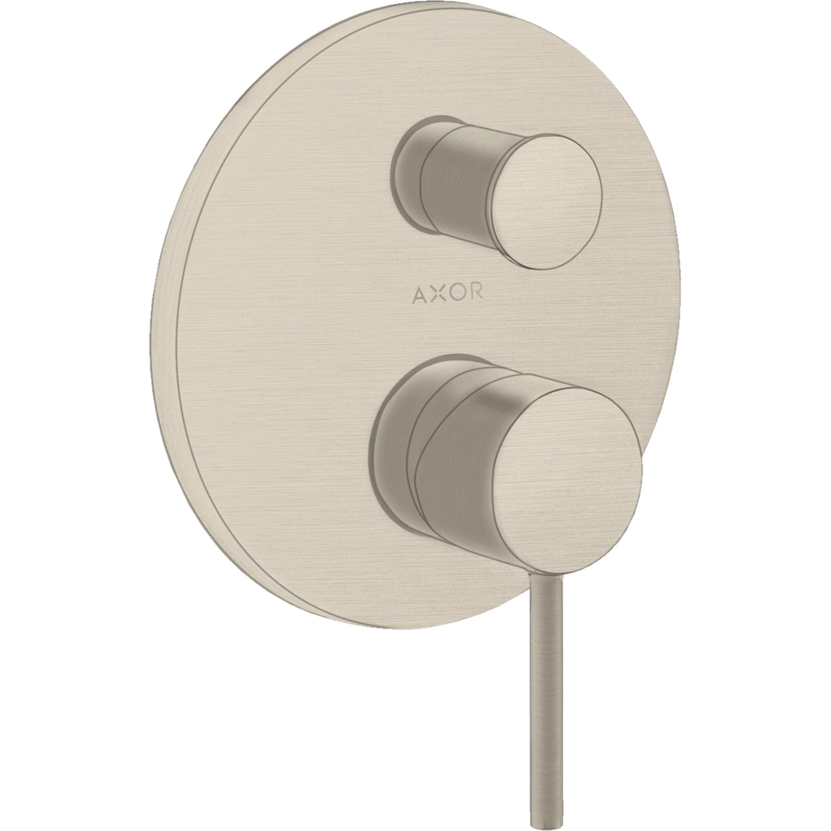 AXOR-Starck-Single-lever-bath-mixer-for-concealed-installation-with-pin-handle-and-integrated-security-combination-according-to-EN1717-Brushed-Nickel-10418820
