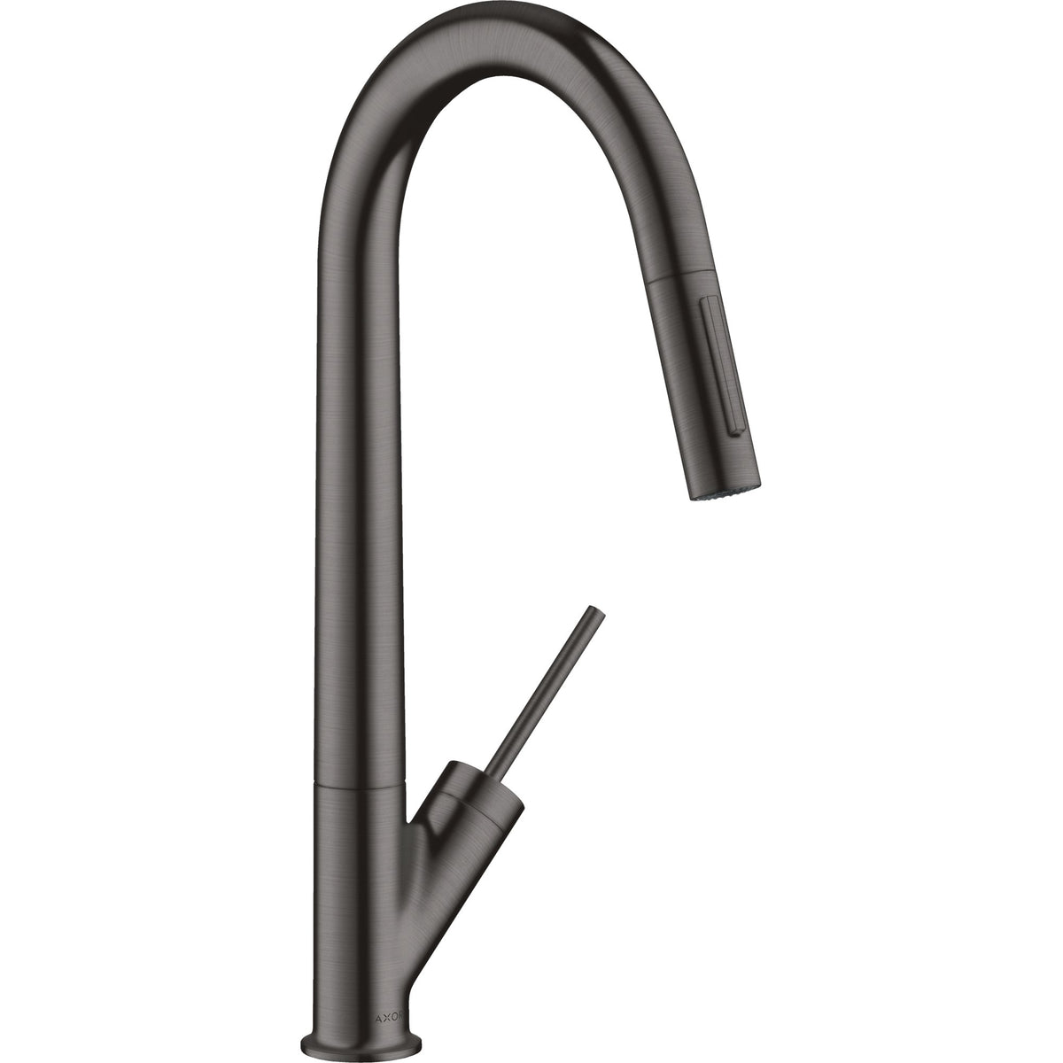 AXOR-Starck-Single-lever-kitchen-mixer-270-with-pull-out-spray-Brushed-Black-Chrome-10821340