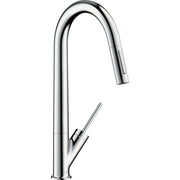 AXOR-Starck-Single-lever-kitchen-mixer-270-with-pull-out-spray-Chrome-10821000